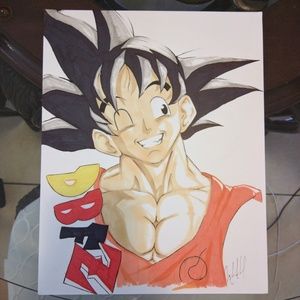 Dragon Ball Z Goku Art
